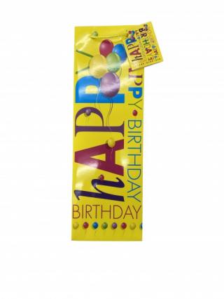 Gift Bag - 1 Bottle (Happy Birthday)