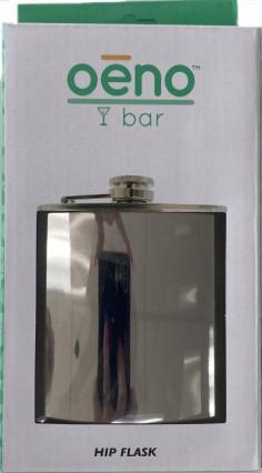 Oeno Hip Flask 8oz (chrome)