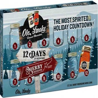 Ole Smoky Advent Calendar - Christmas - 12 Pack of 50mls (12 pack bottles) (12 pack bottles)