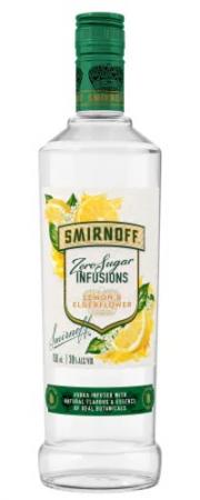Smirnoff - Zero Sugar Infusions Lemon & Elderflower Vodka (750ml) (750ml)