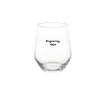 Engraved Glass - Stemless Wine Glass 0 (9456)