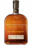 Engraved - Woodford Reserve Bourbon with gift wrapping (750)